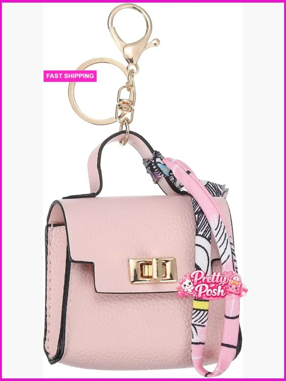 PU Leather Mini Backpack Keychain Coin Purse Earbud Bag Organizer